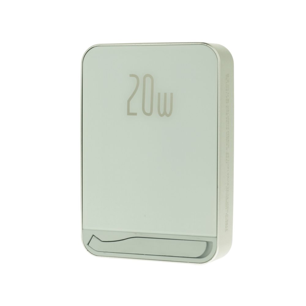 Baterie externă Metal MagSafe cu suport, 5000mAh, PD20W, albă