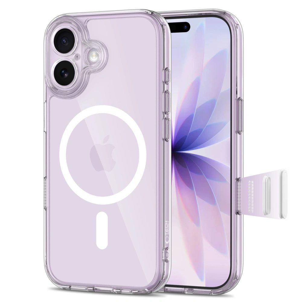 Tech-Protect MagPeak MagSafe CC, iPhone 17, transparent