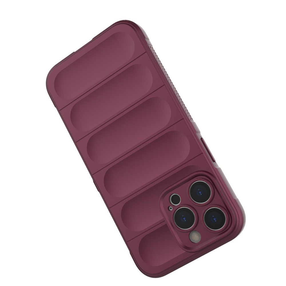 Magic Shield Case Obal, IPhone 14 Pro Max, Vínová