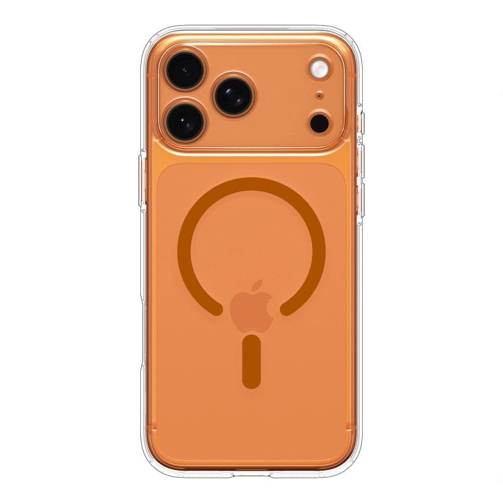 Spigen Ultra Hybrid Mag s MagSafe, iPhone 17 Pro, oranžové