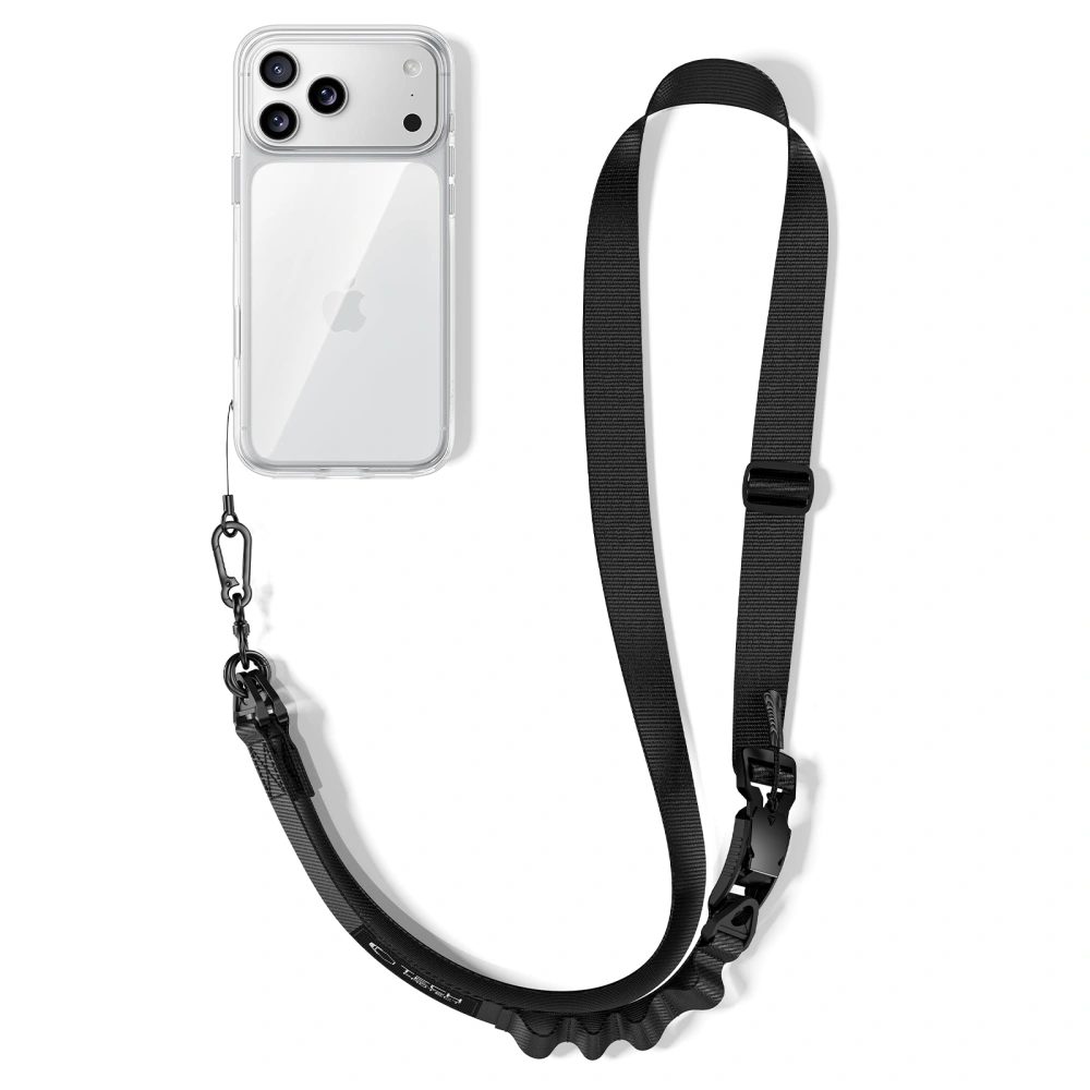 Levně Tech-Protect C9S Crossbody popruh, černý