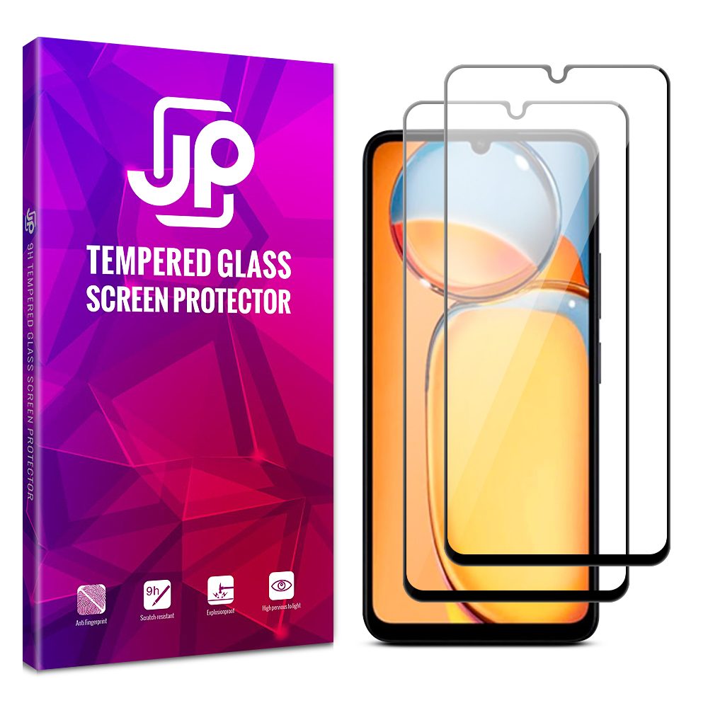 JP 2x 3D üveg, Xiaomi Redmi 13C, Fekete