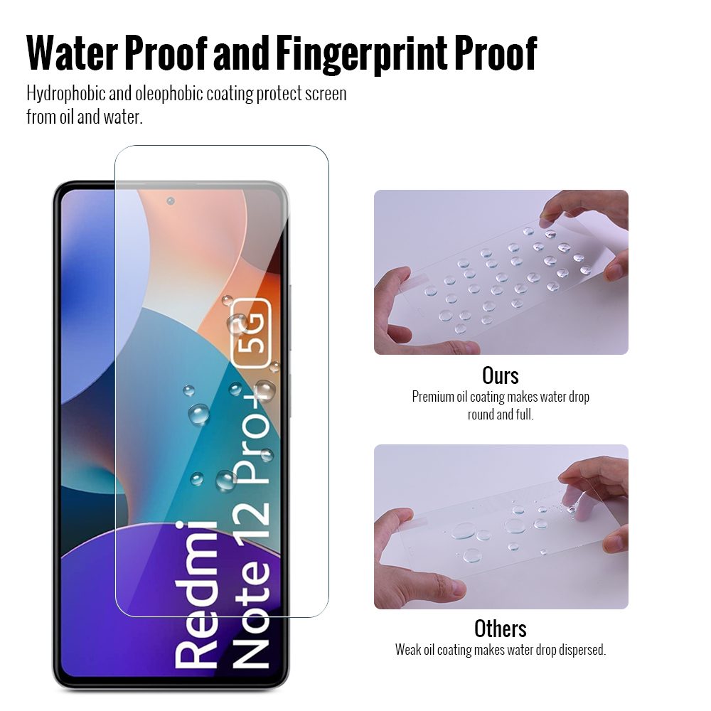 JP Long Pack Kaljeno Steklo, 3 Stekla Za Xiaomi Redmi Note 12 Pro Plus