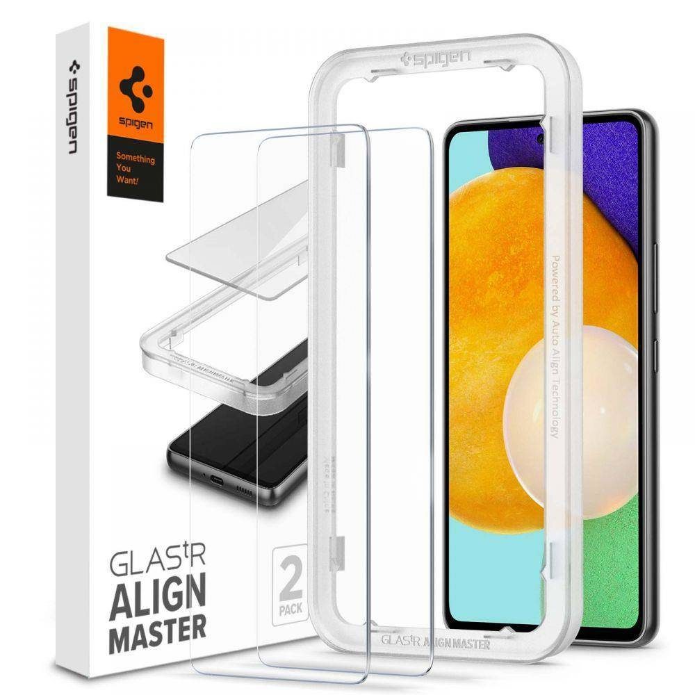 Spigen Glass ALM Glas.TR 2 Komada S Aplikatorom, Zaštitno Kaljeno Staklo, Samsung Galaxy A53 5G