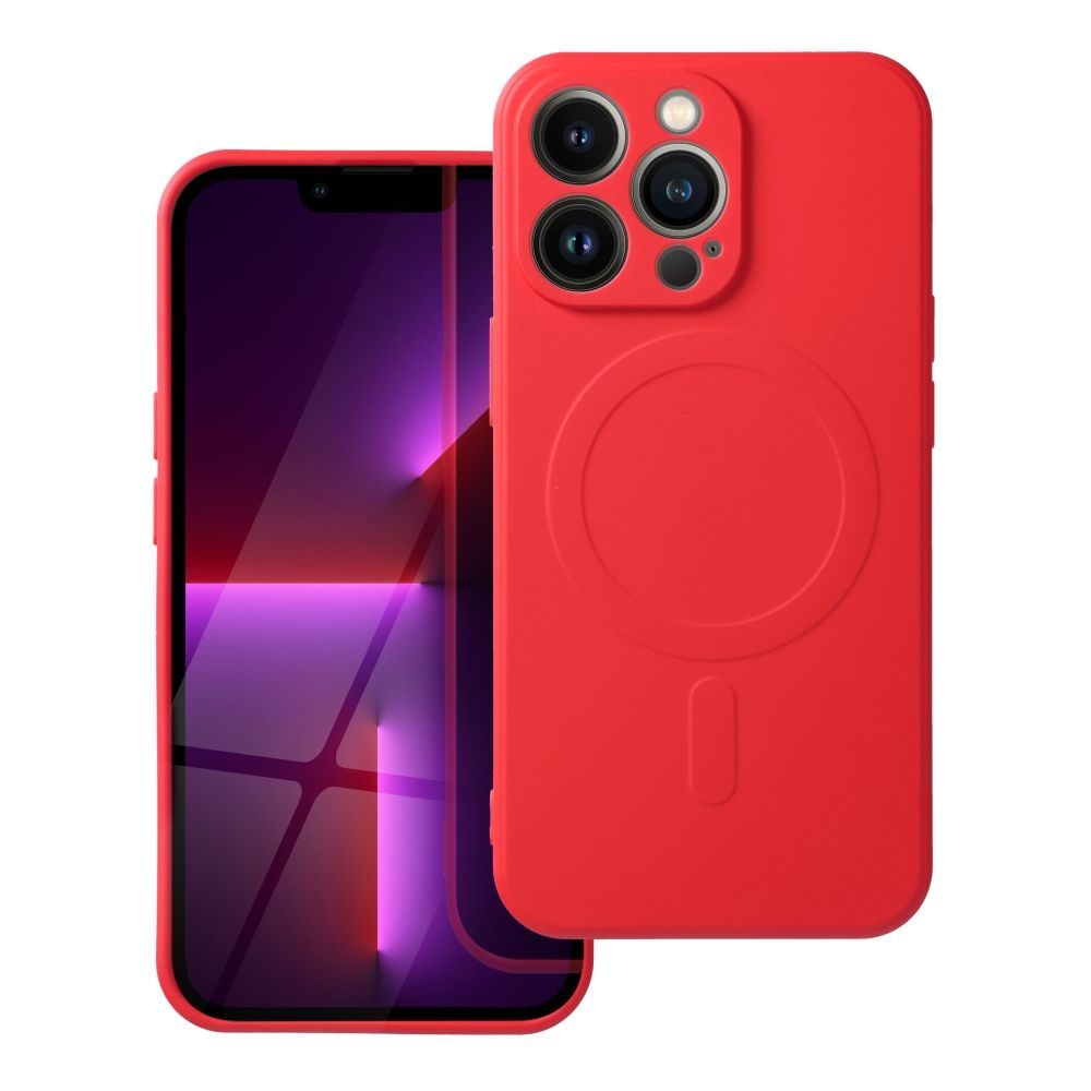 Levně Obal Silicone Mag Cover, iPhone Air, červený
