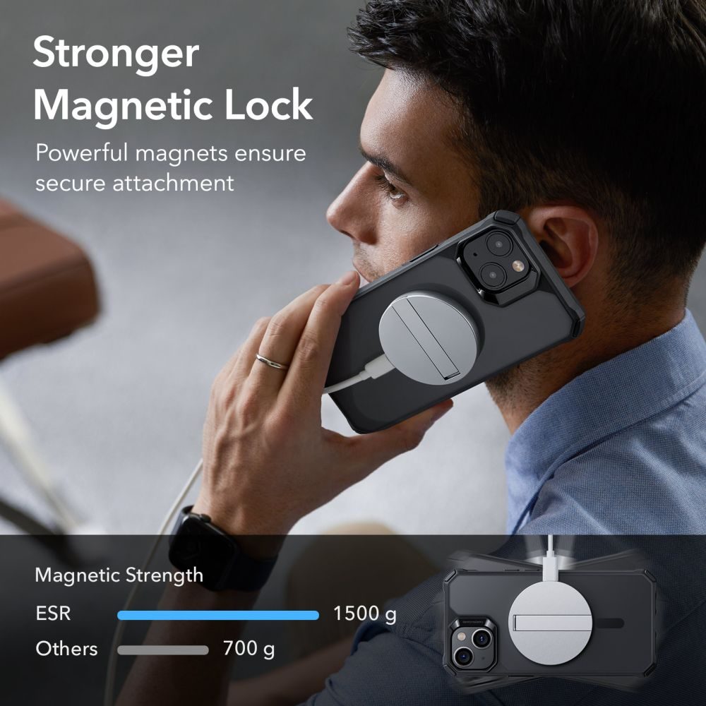 Zaštita ESR CH HaloLock MagSafe IPhone 14 Pro, Frosted Black