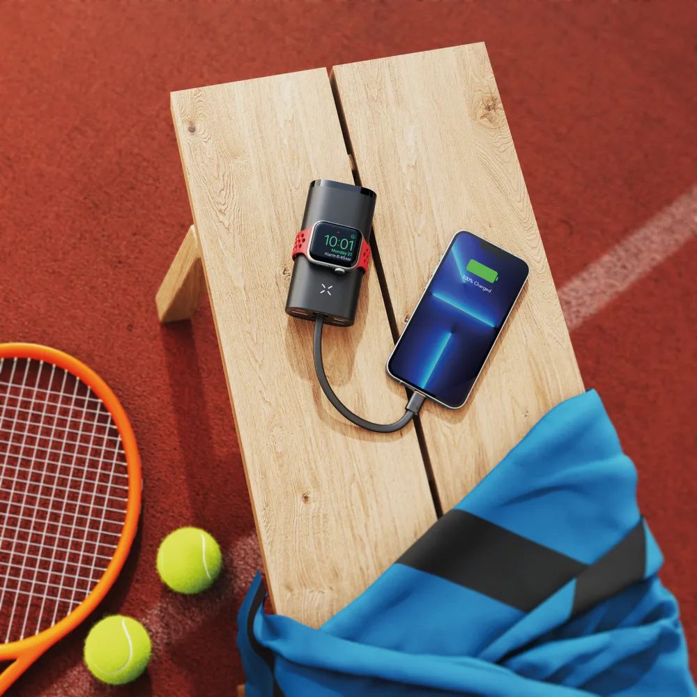 Forcell F-Energy F10k1 Powerbanka 10000mAh, kompatibilný s Apple Watch, čierna