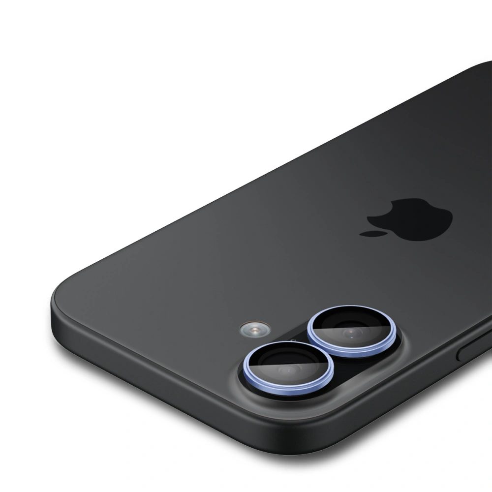 Spigen Optik.TR Ez Fit ochrana fotoaparátu, 2 kusy, iPhone 16 / 16 Plus / 17, modrá