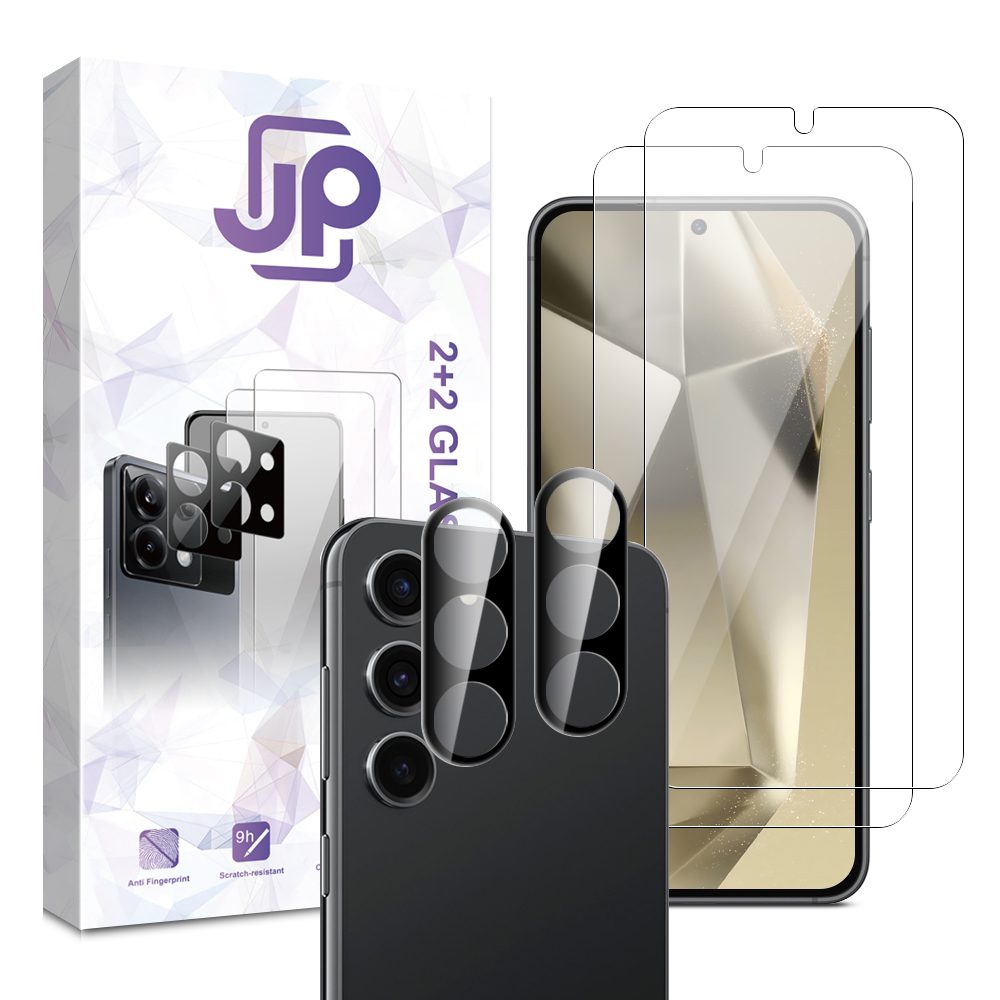 JP Combo pack, 2 db edzett üveg és 2 db kameraüveg készlet, Samsung Galaxy S24 Plus