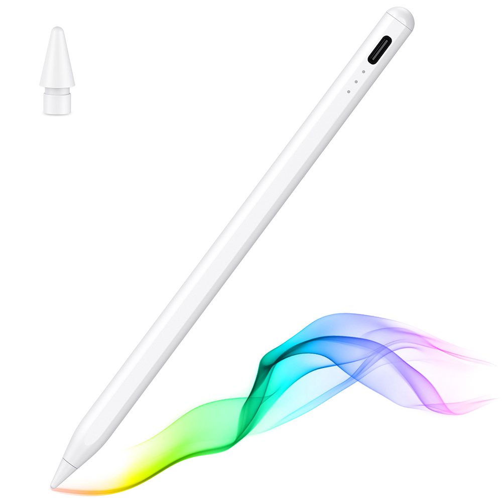 Techsuit Stylus Pen (JA04), hliníková slitina, pro iPad, bílý