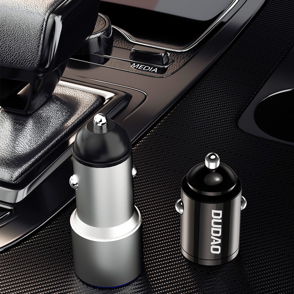 Dudao R3MAX mini autonabíjačka, 48W QC PD, čierna