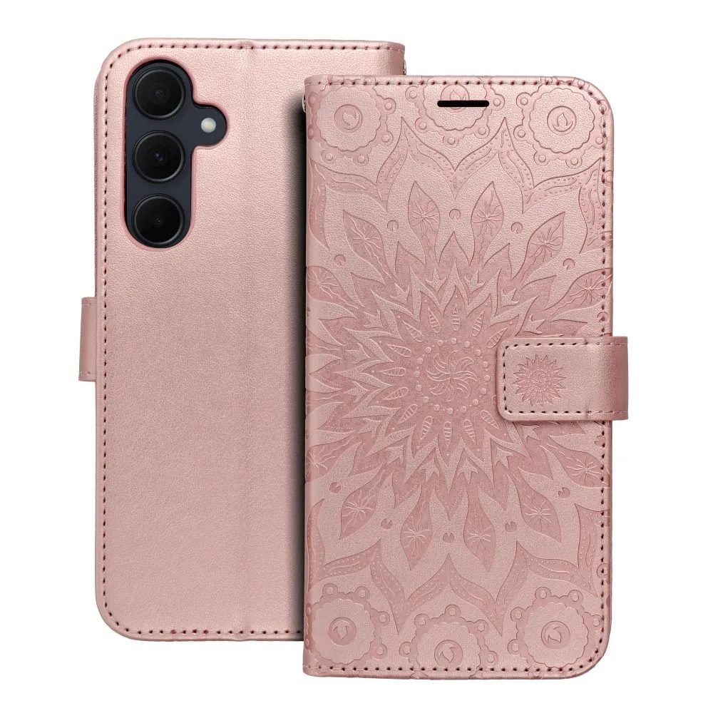 Mezzo pouzdro, Samsung Galaxy A35 5G, vzor 2, rosegold