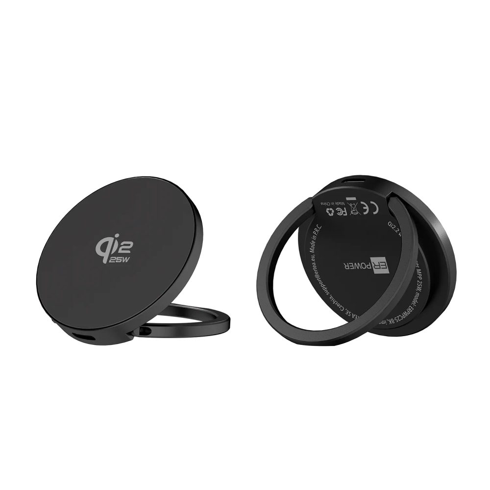 Levně ER POWER AirPad Qi2.2 Bezdrátová nabíjecí podložka se stojánkem, 25W