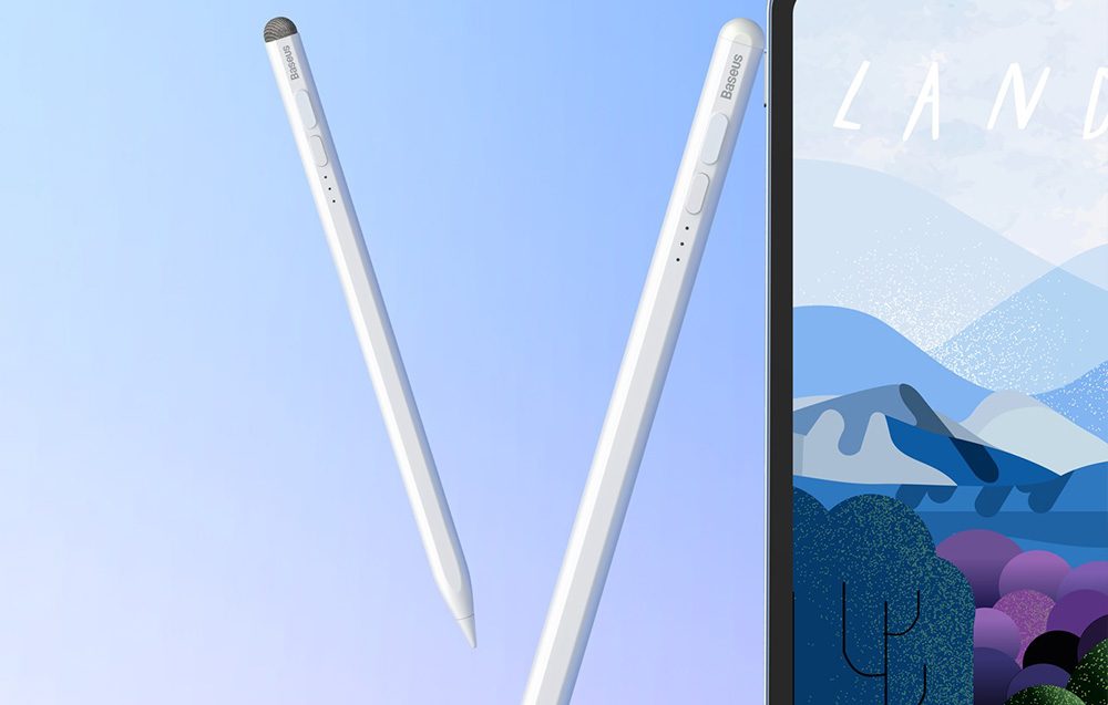 Baseus Smooth Writing 2 Stylus Pen S LED Indikátory, Bílý