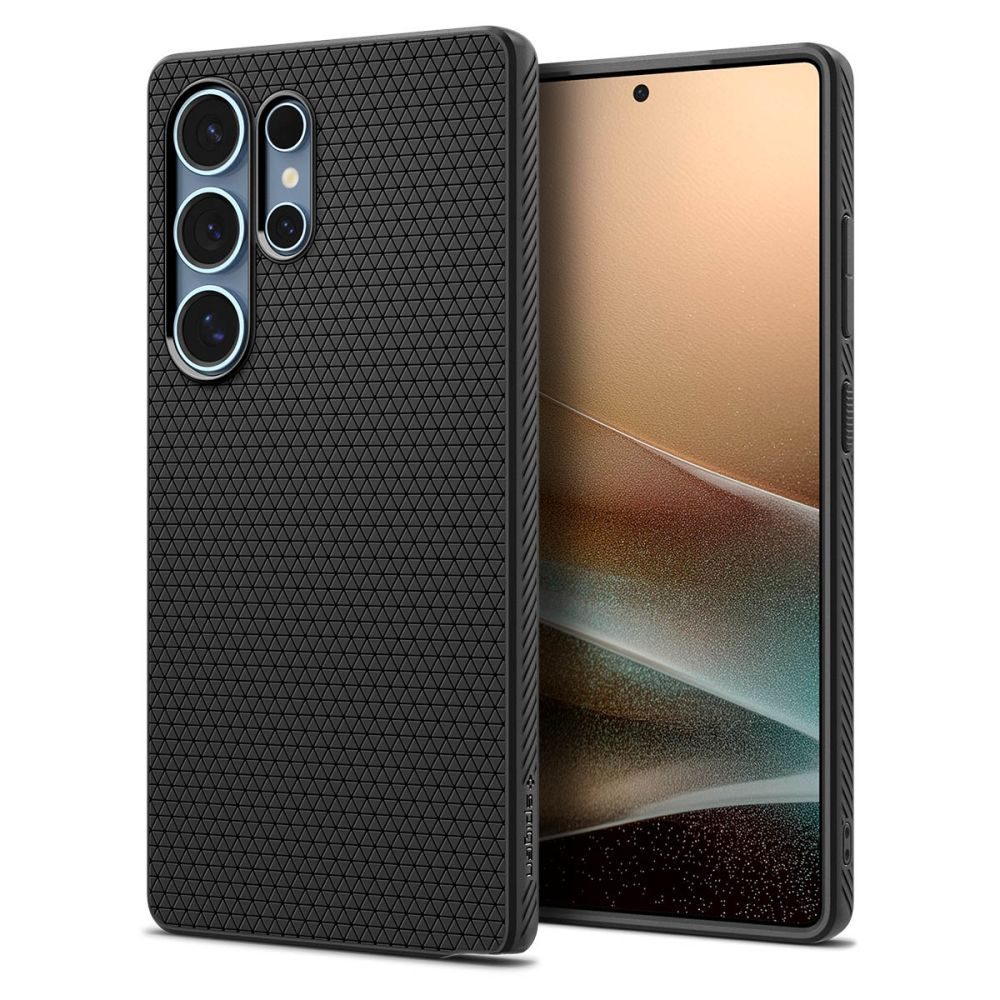 Levně Spigen Liquid Air, Samsung Galaxy S25 Ultra, černý