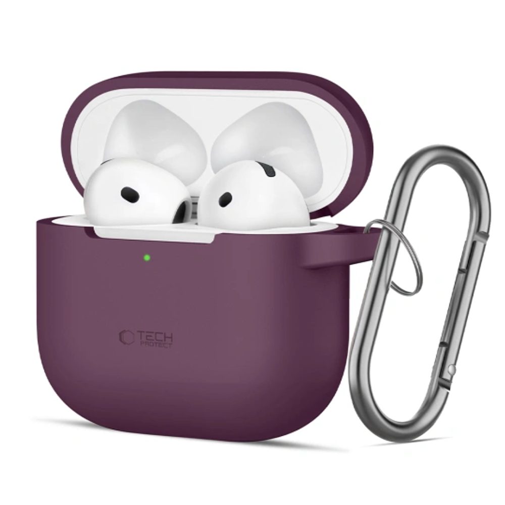 Tech-Protect Silikonska maska, Apple AirPods Pro 3, bordo
