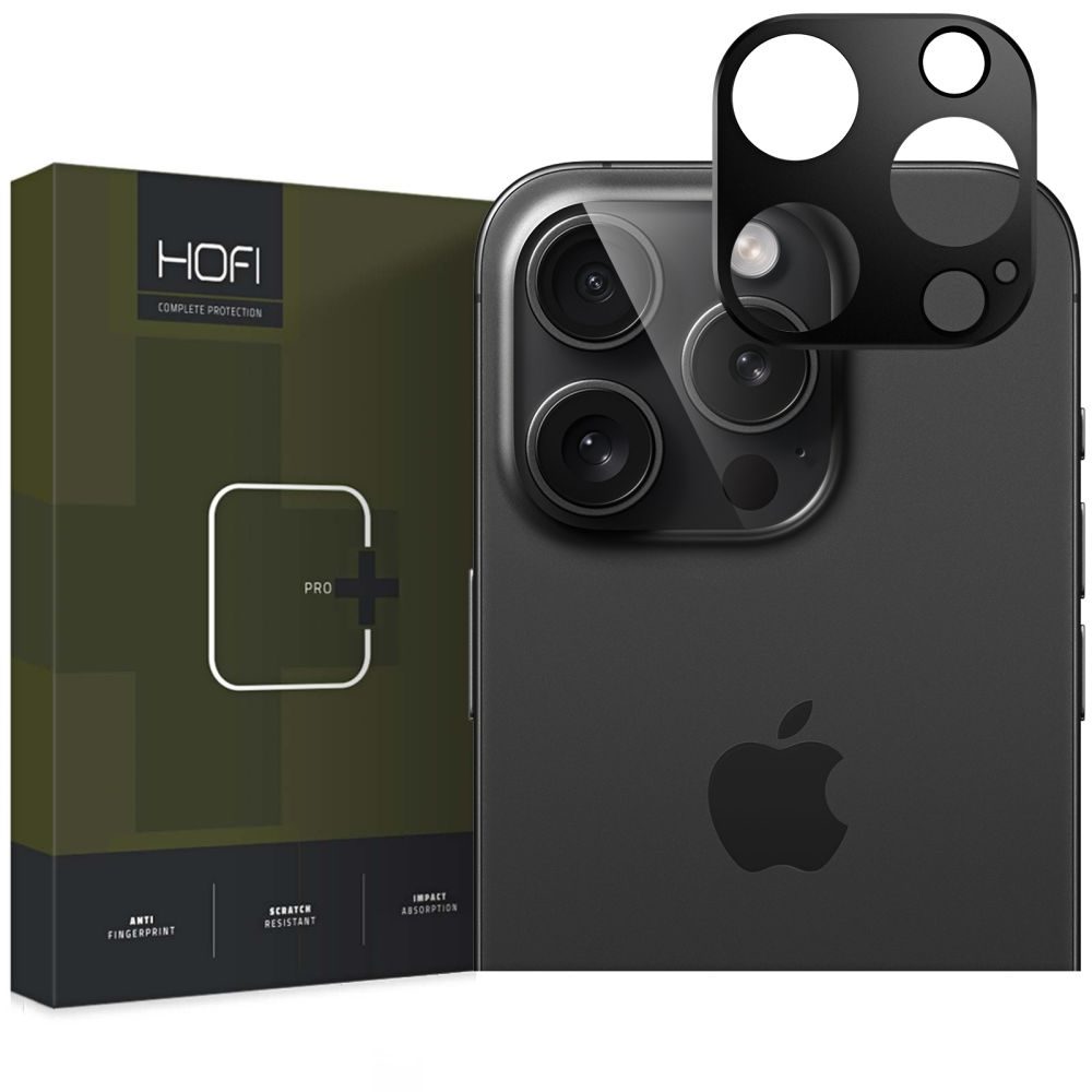 Levně Hofi Alucam kryt fotoaparátu, iPhone 16 Pro / 16 Pro Max, černý