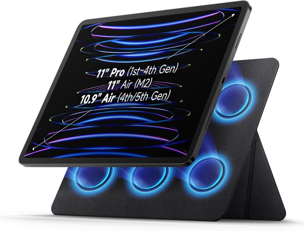 Suritch Magnetický stojánek pro iPad Air 11′′ (M2, 2024) / 10,9′′ (4.–5. gen) a iPad Pro 11′′ (1.–4. gen)