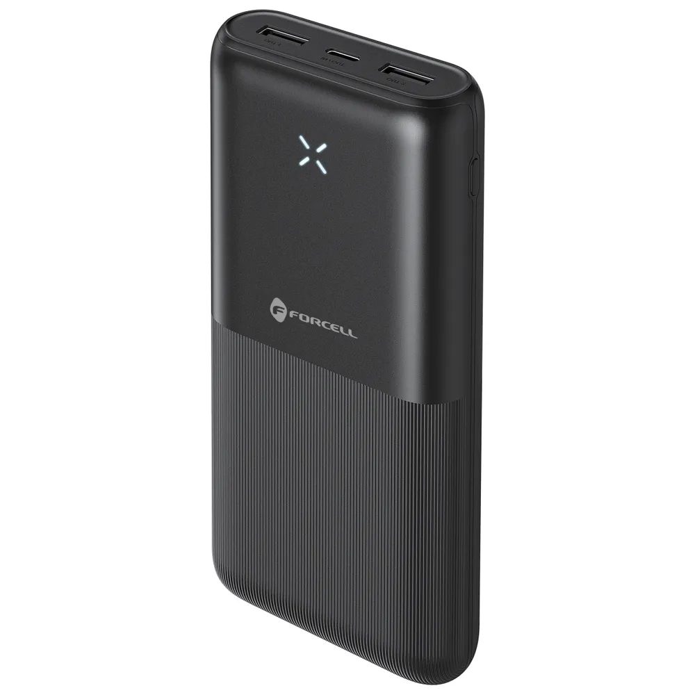 Forcell F-Energy S20k1 Powerbank 20000mAh, Fekete