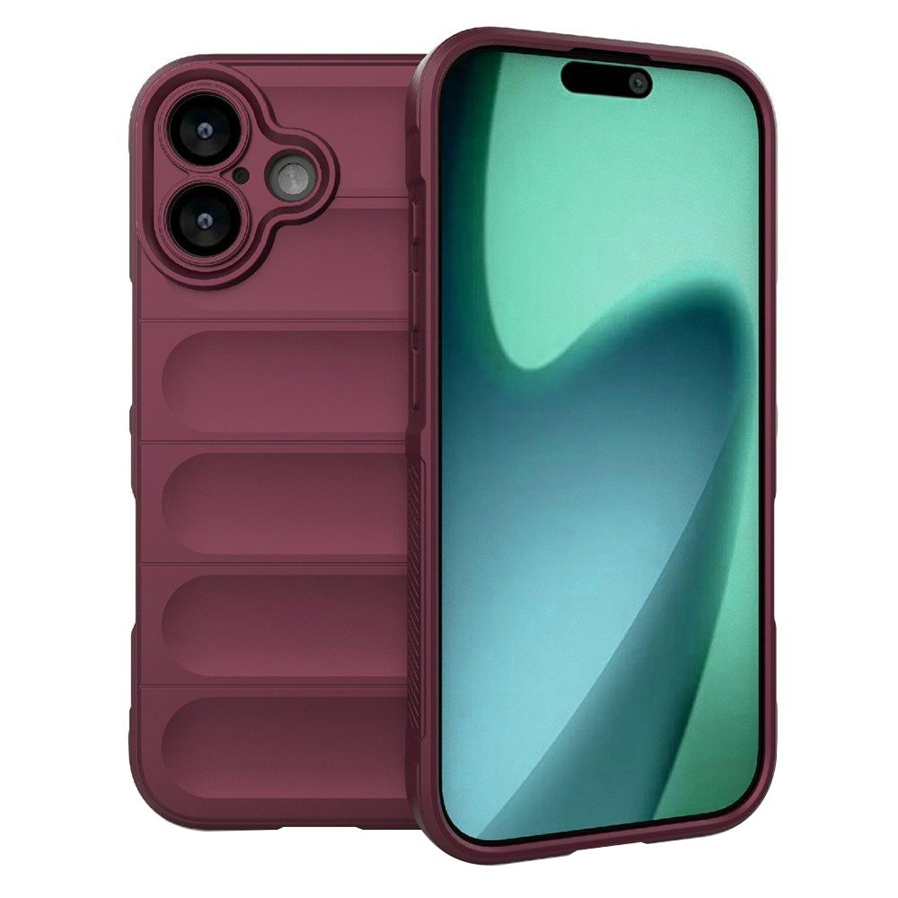 Levně Magic Shield obal, iPhone 17, vínový