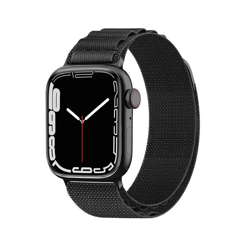 Řemínek Alpine S Ocelovou Přezkou, Apple Watch 38 / 40 / 41 Mm, černý