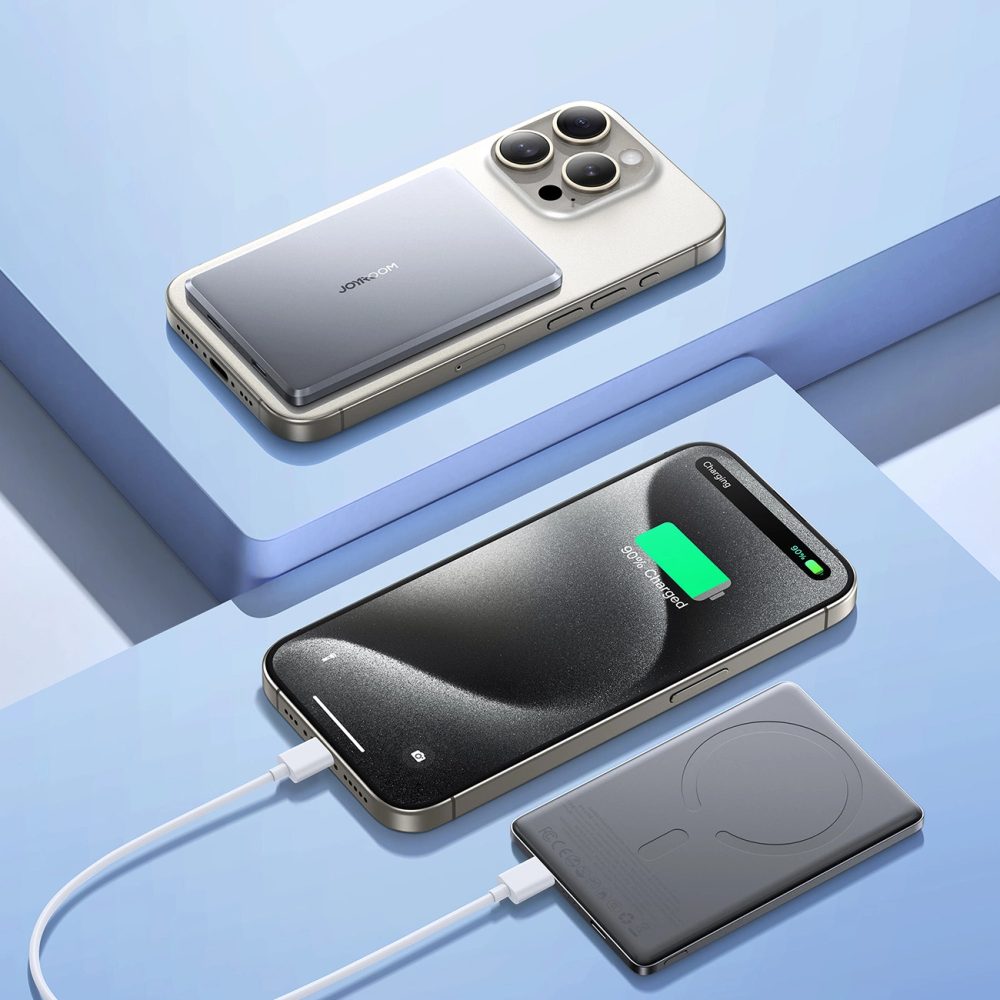Joyroom JR-PBM08 20W Bezdrôtová powerbanka 5000mAh, šedá