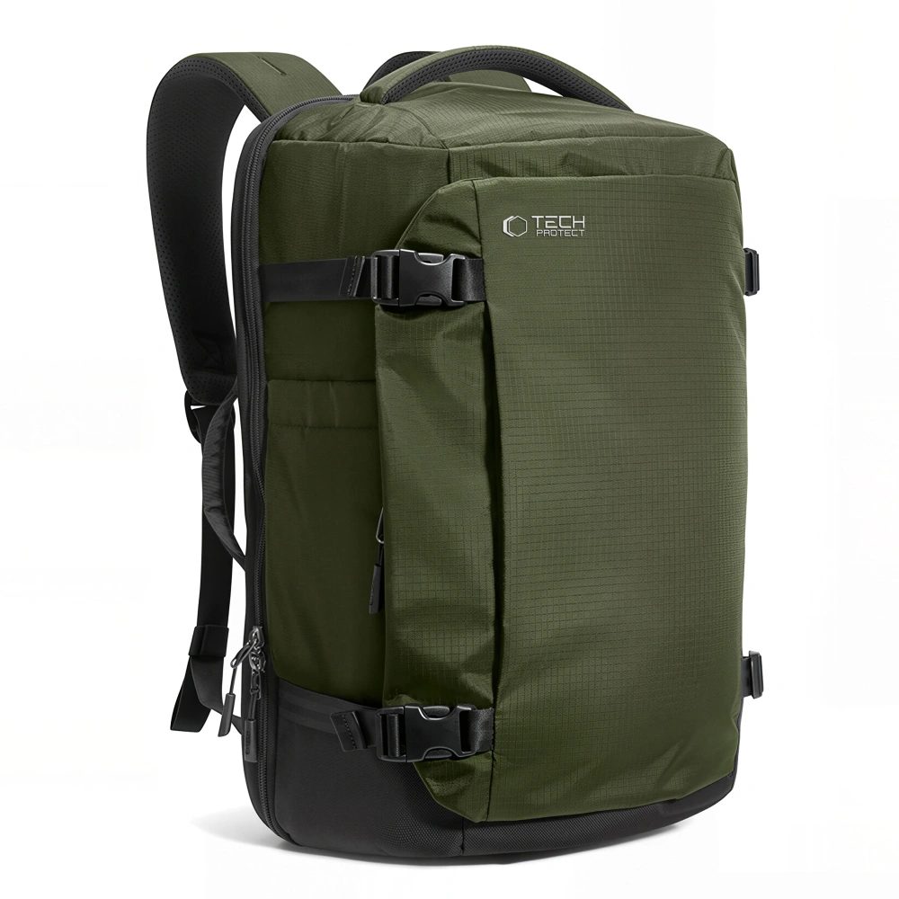 Tech-Protect Defender S70 Rucsac de Călătorie pentru Laptop 24L, 40×30×20, verde
