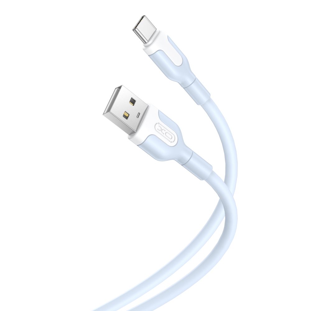 Levně XO kabel NB212 USB - USB-C, 1 m, modrý