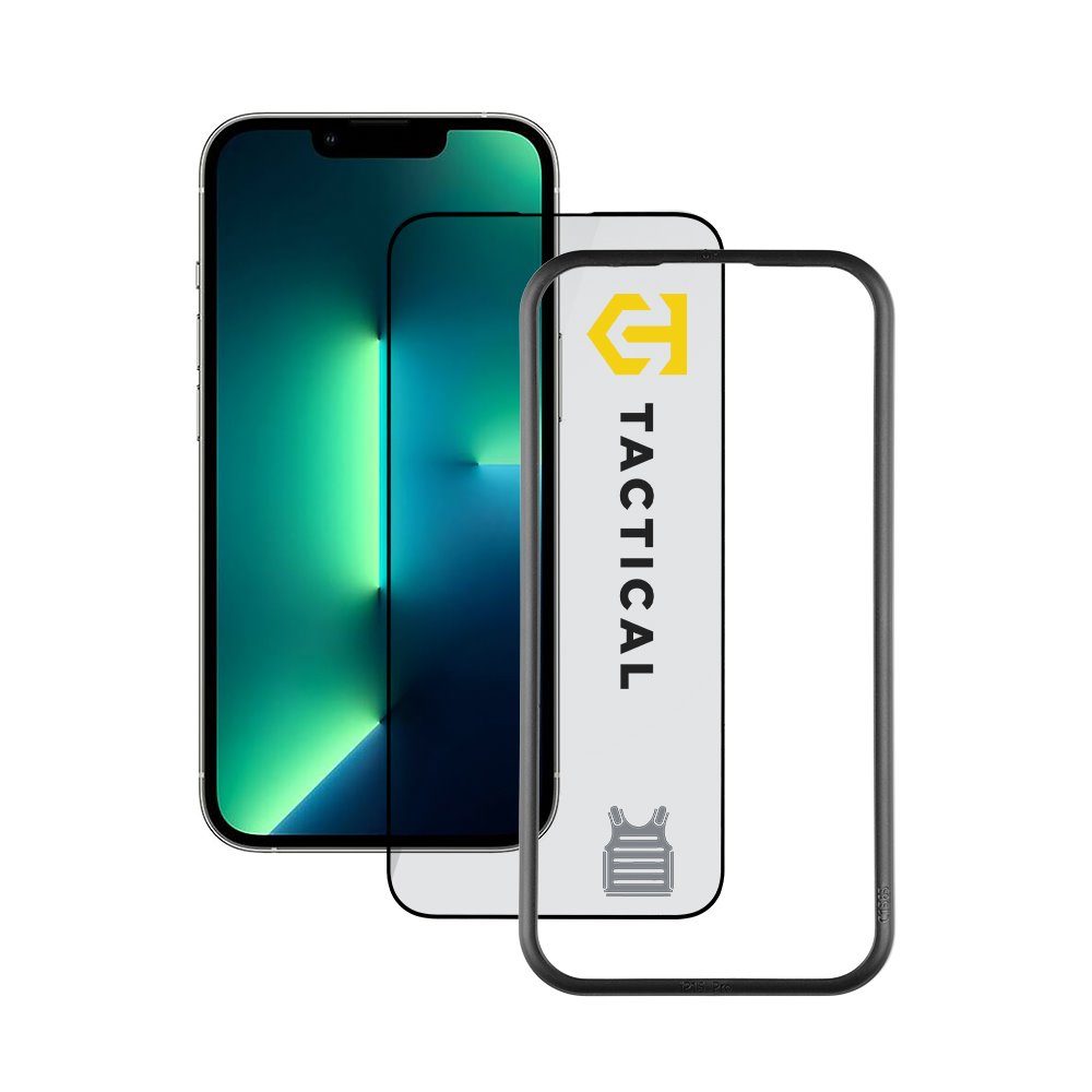 Levně Tactical Glass Impact Armour tvrzené sklo s aplikátorem, iPhone 13 / 13 Pro / 14 / 16e / 17e