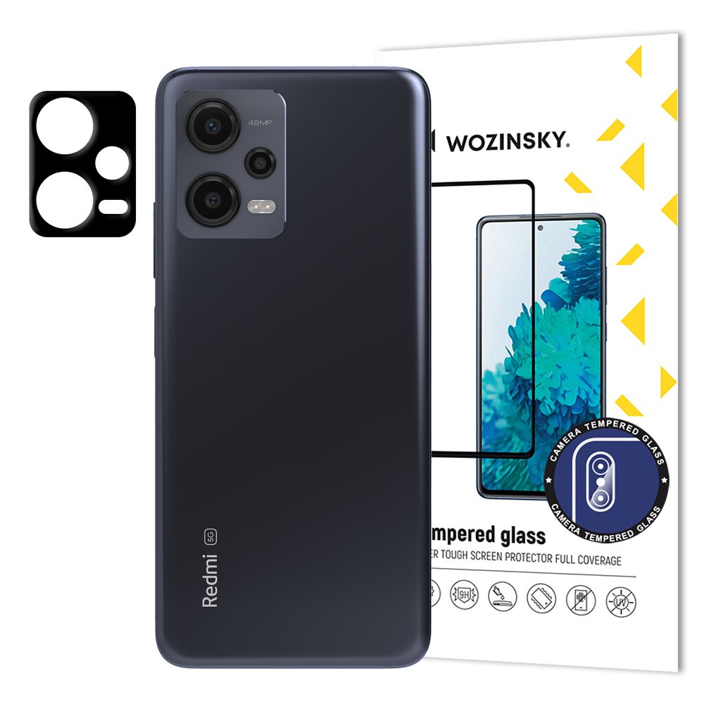 Wozinsky 9H Folie De Sticlă Securizată Protectoare Pentru Obiectivul Fotoaparatului (camerei), Xiaomi Redmi Note 12 5G / Poco X5 5G