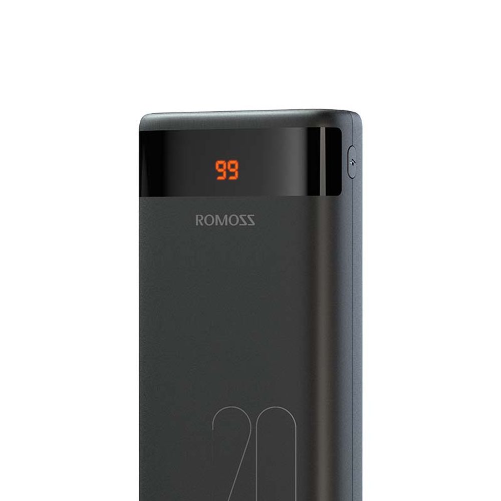 Romoss Ares 20 PowerBank 20000mAh, Fekete