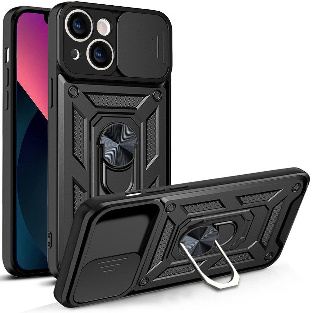 Techsuit CamShield, IPhone 13, černý