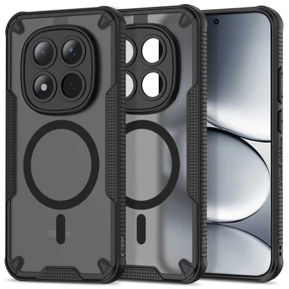 Levně Tech-Protect Rugged Shield MagSafe, Xiaomi Redmi Note 15 Pro 5G, matná černá