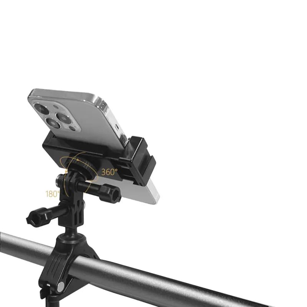 Techsuit Handlebar Sports Camera Mount JX-005, Za GoPro, črn