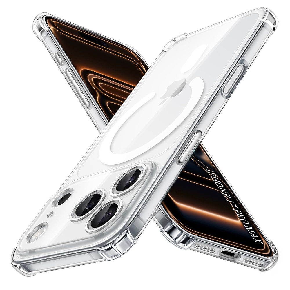 Techsuit Shockproof MagSafe átlátszó tok, iPhone 17 Pro Max