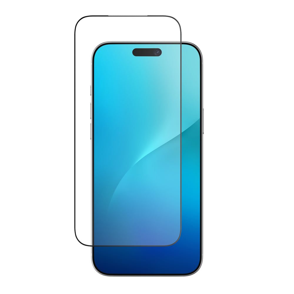 Levně 5D iPhone 17, Tvrzené sklo, černé