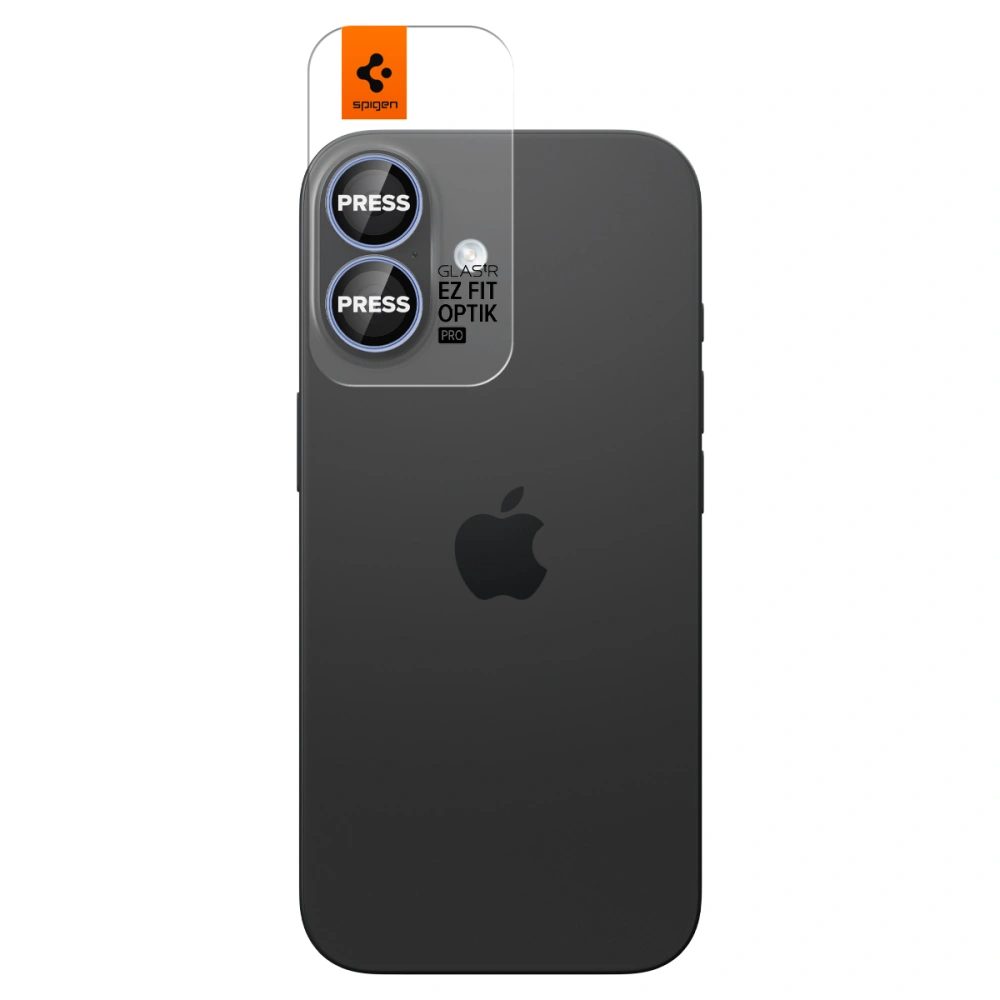 Spigen Optik.TR Ez Fit ochrana fotoaparátu, 2 kusy, iPhone 16 / 16 Plus / 17, modrá