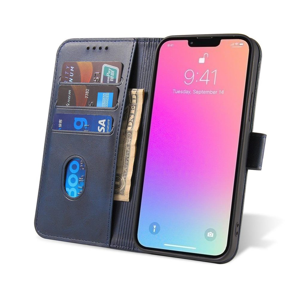 Magnet Case, IPhone 15 Pro, Modrý