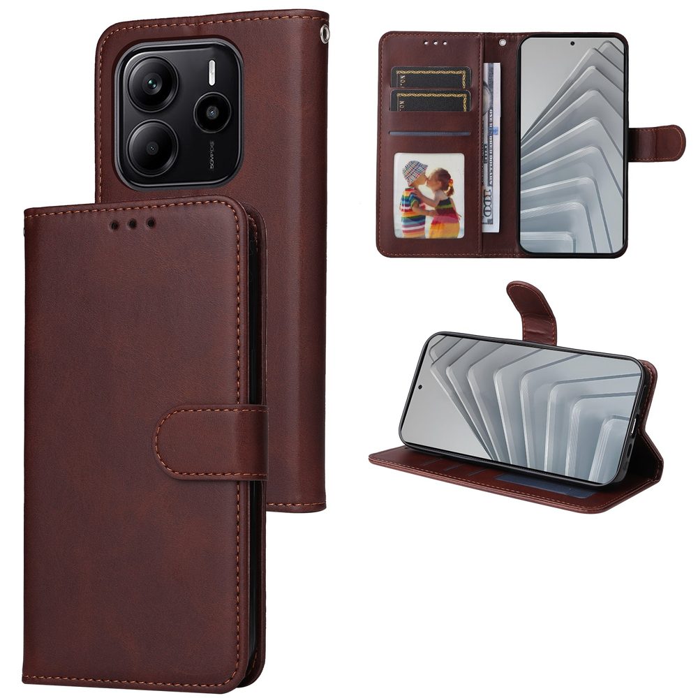 Magnet Case, Xiaomi Redmi Note 14 4G, hnědý