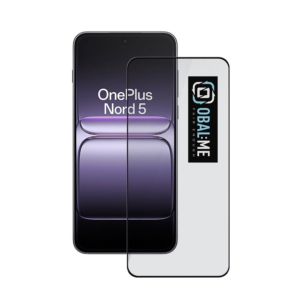 Levně OBAL:ME 5D Tvrzené Sklo pro OnePlus Nord 5, černé