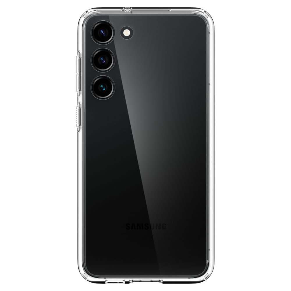 Spigen Ultra Hibrid Tok Mobiltelefonhoz, Samsung Galaxy S23, átlátszó