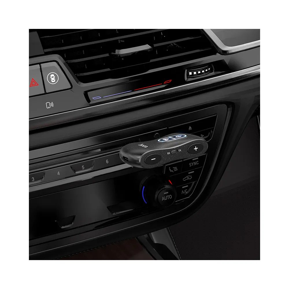 Hoco E73 Pre Journey FM Vysielač, Bluetooth, AUX, čierny
