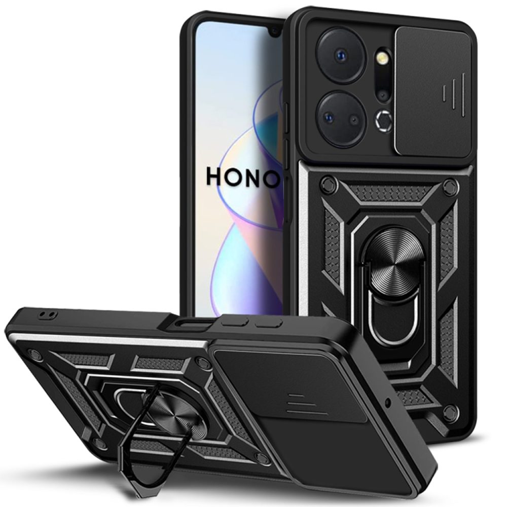 Techsuit CamShield, Honor X7a, Fekete