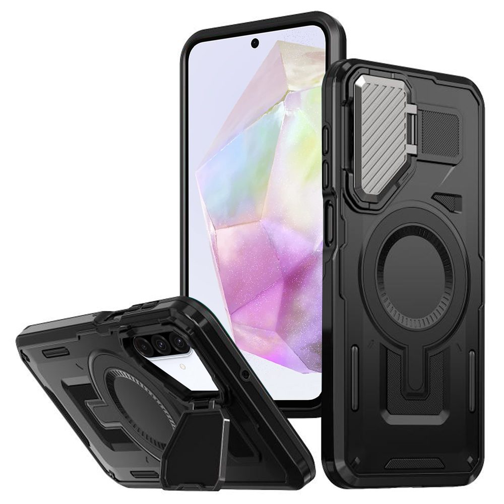 Techsuit CamVault MagSafe, Samsung Galaxy A36 5G, fekete