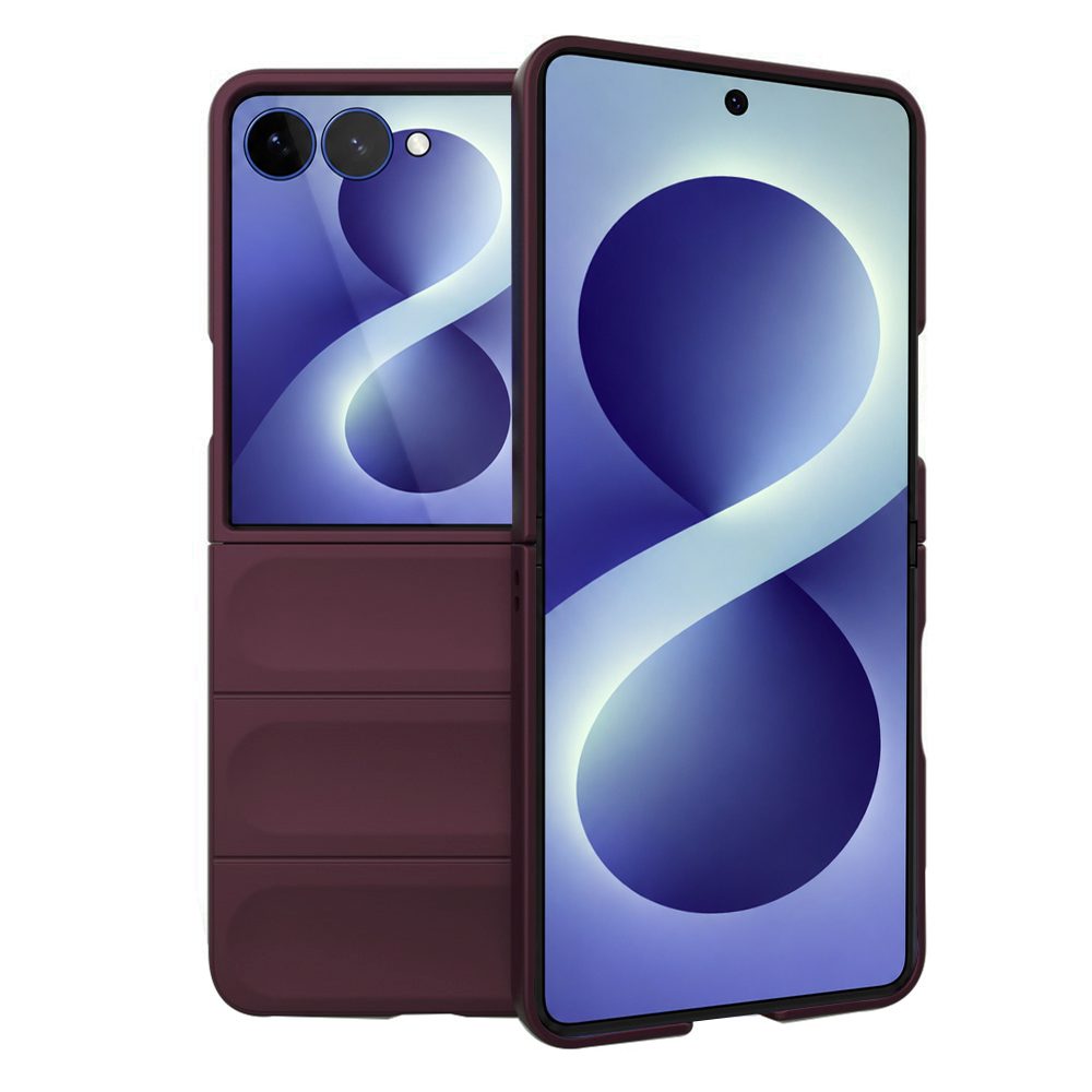 Husă Magic Shield, Samsung Galaxy Z Flip 8, vișiniu