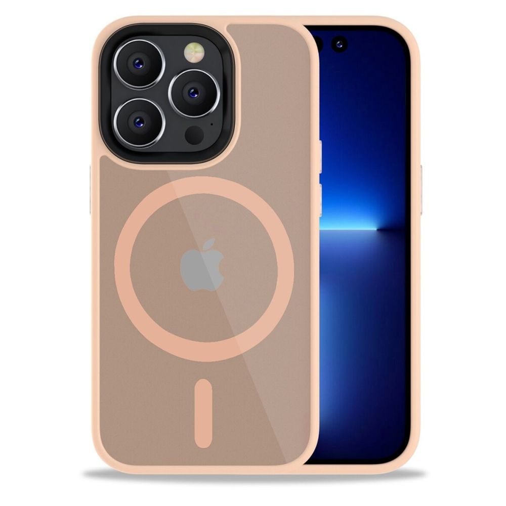 Tech-Protect MagMat MagSafe, IPhone 14 Pro Max, Ružový Matný