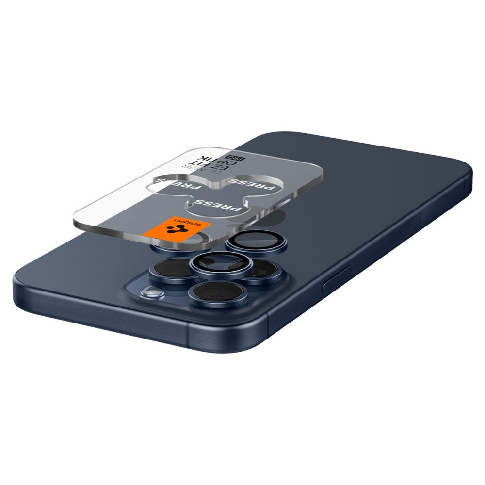 Spigen Optik.TR Ez Fit Kameravédő, 2 Darab, IPhone 14 Pro / 14 Pro Max / 15 Pro / 15 Pro Max, Kék