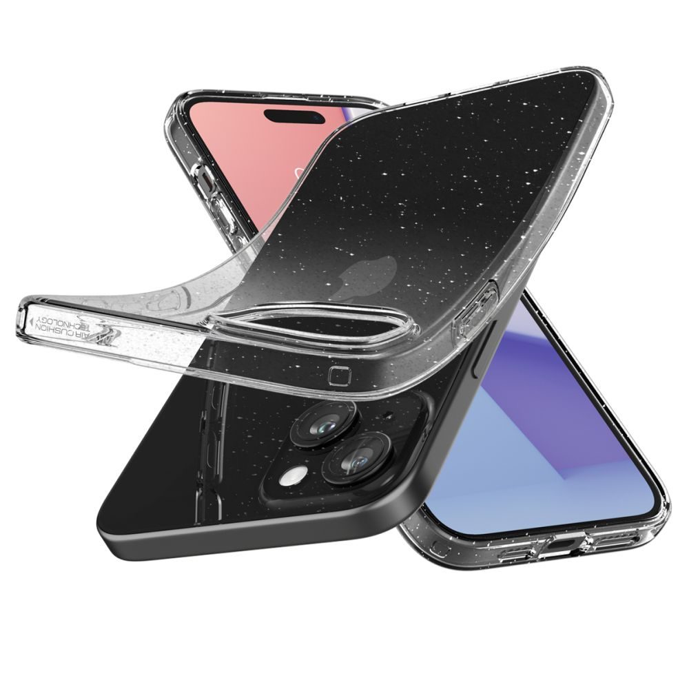 Spigen Liquid Crystal Carcasă Pentru Mobil, IPhone 15, Glitter Crystal
