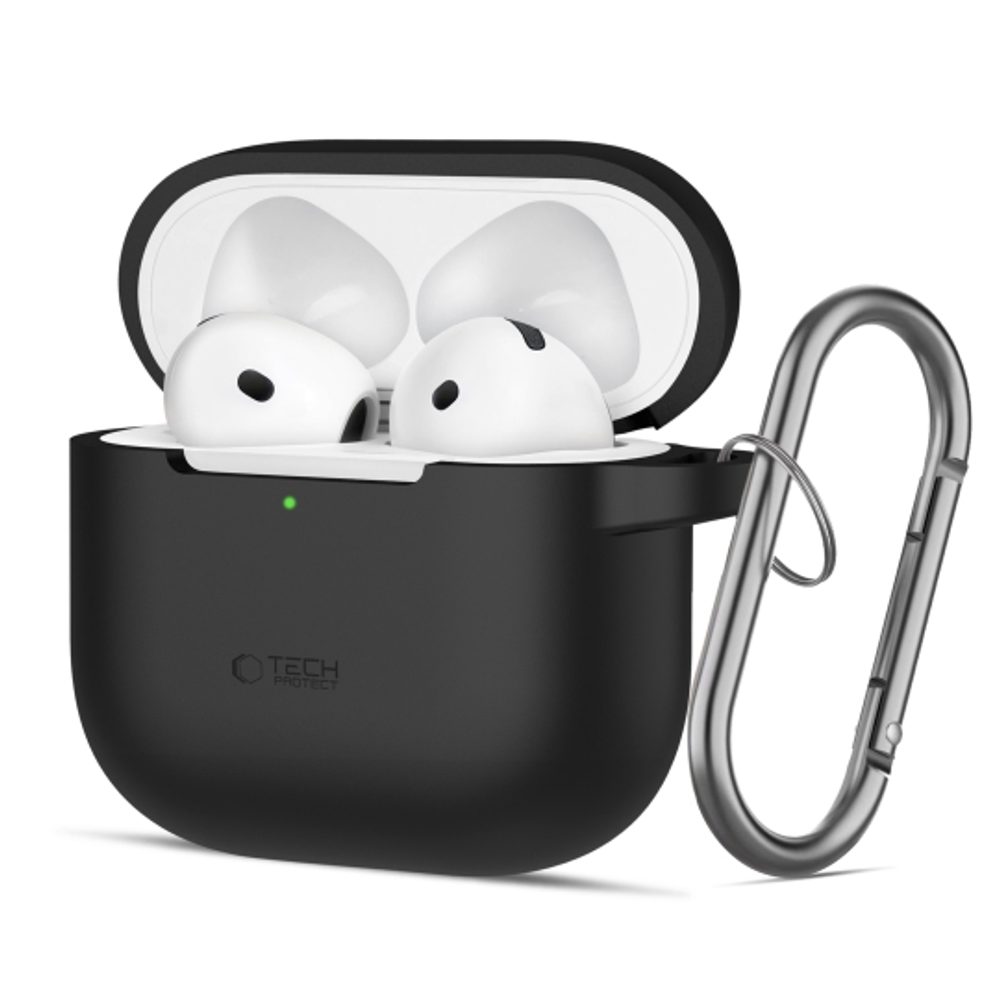 Tech-Protect Silikonska maska, Apple AirPods 4 / 5, crna
