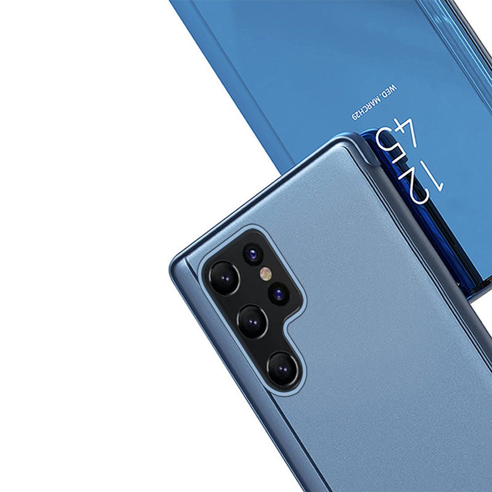 Clear View Husă Albastră Pentru Telefon Samsung Galaxy S23 Plus
